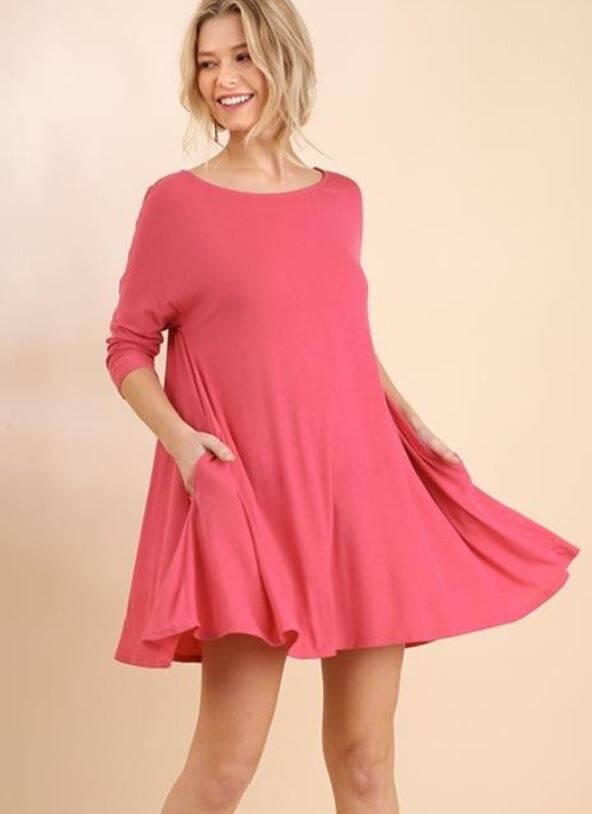 Pink Pocket Dress