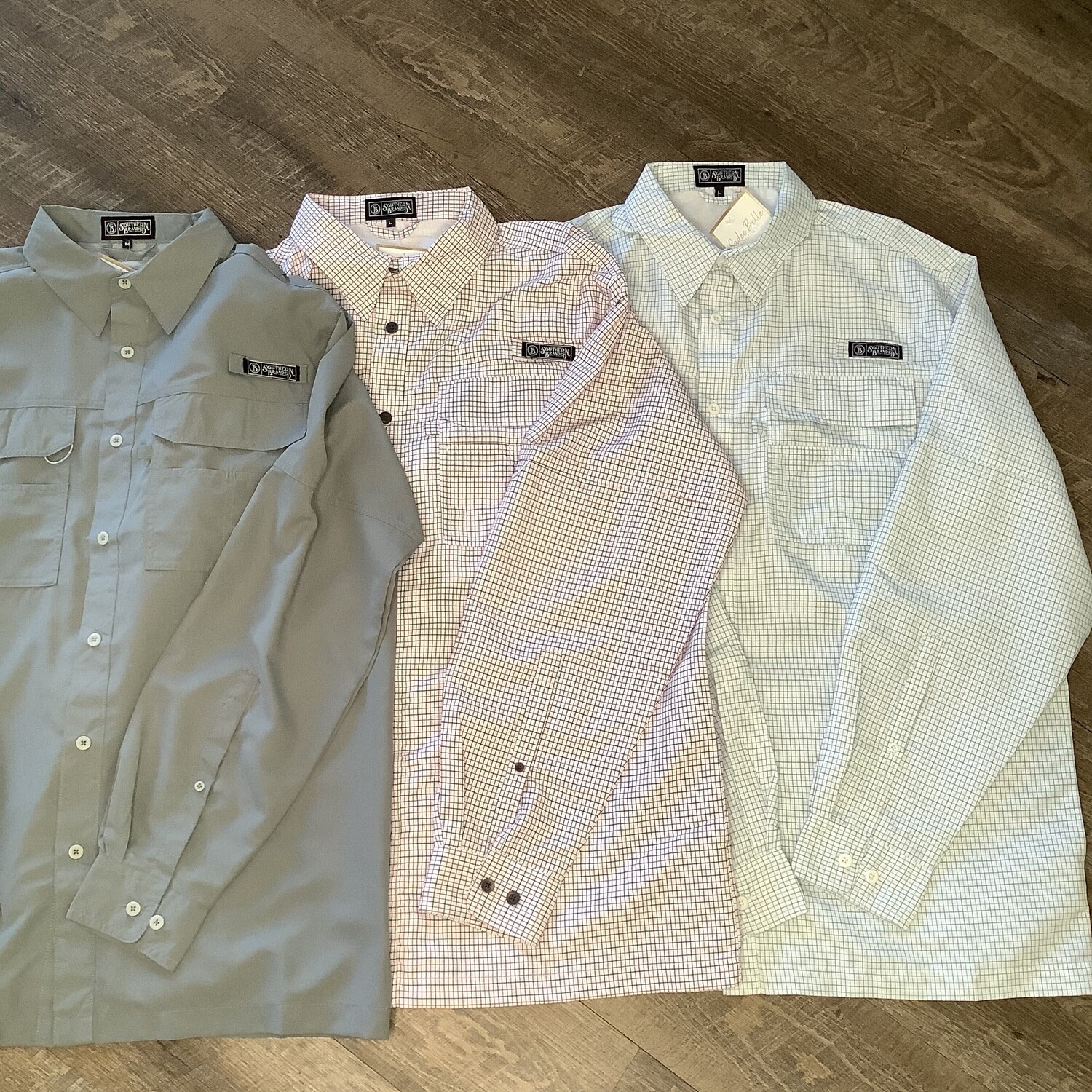SB Long Sleeve Button Up