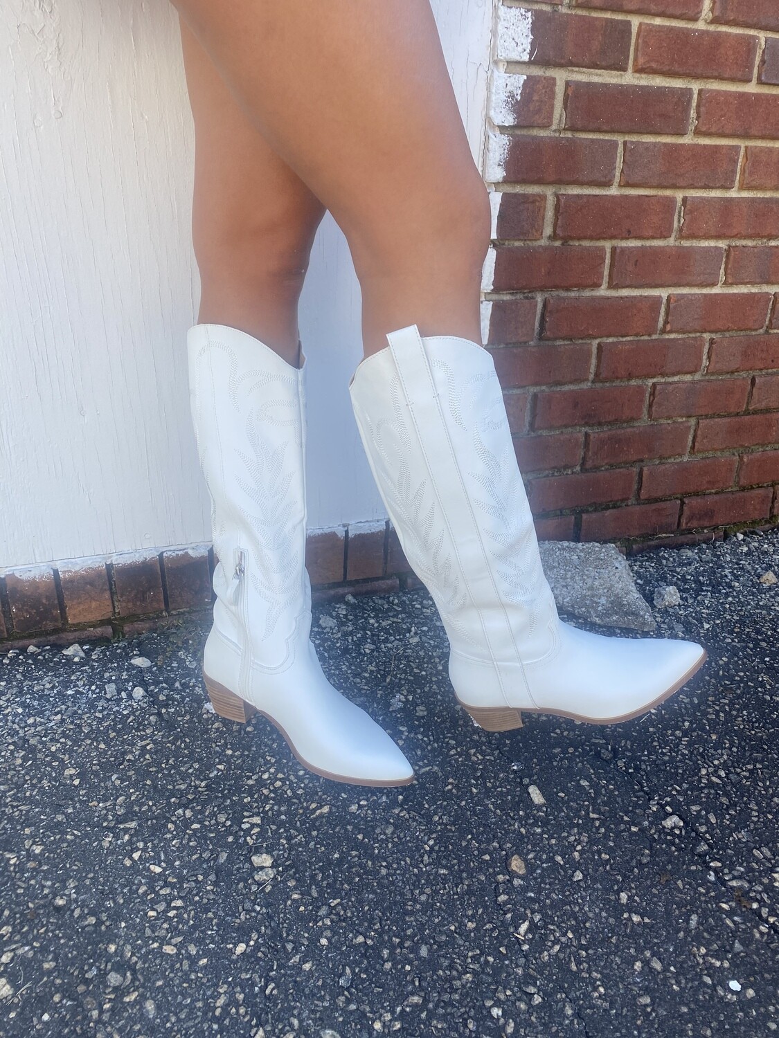 White Cowgirl Boots 