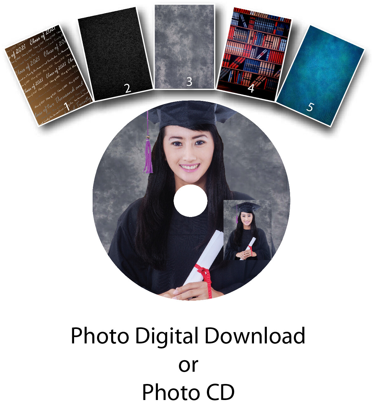 Photo DD or CD Graduation Package