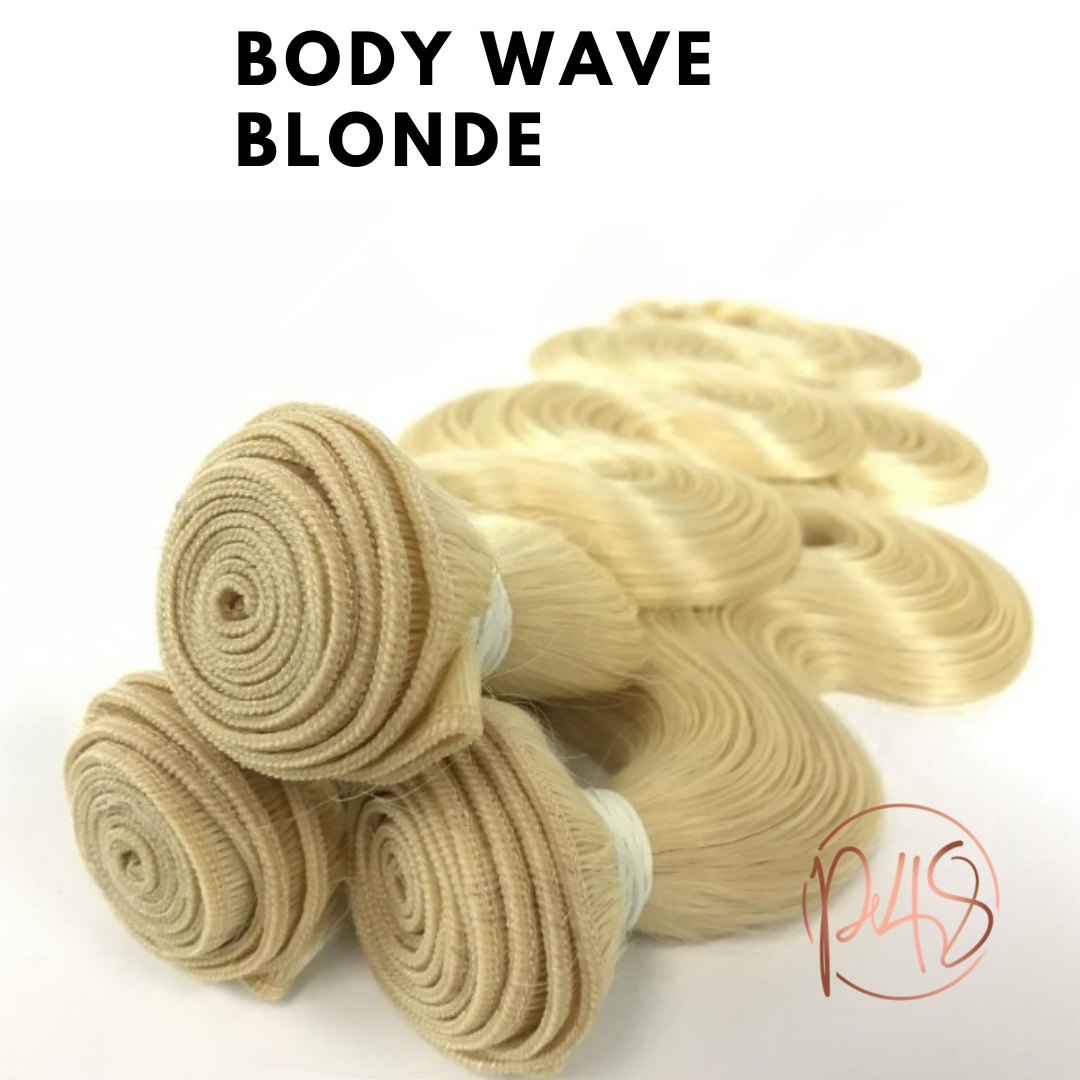 Body wave bundle blonde