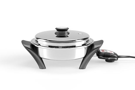 10 in. (25cm) Electric Oil Core Skillet with Cover