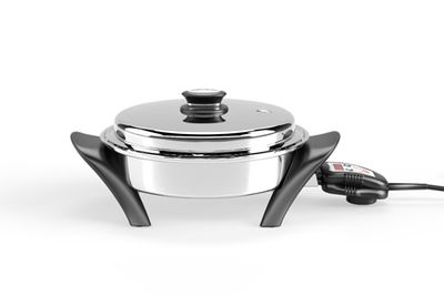 10 in. (25cm) Electric Oil Core Skillet with Cover
