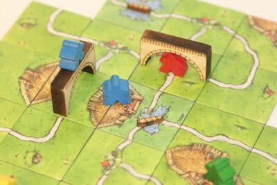 CARCASSONNE WOODEN FERRIES &amp; BRIDGES