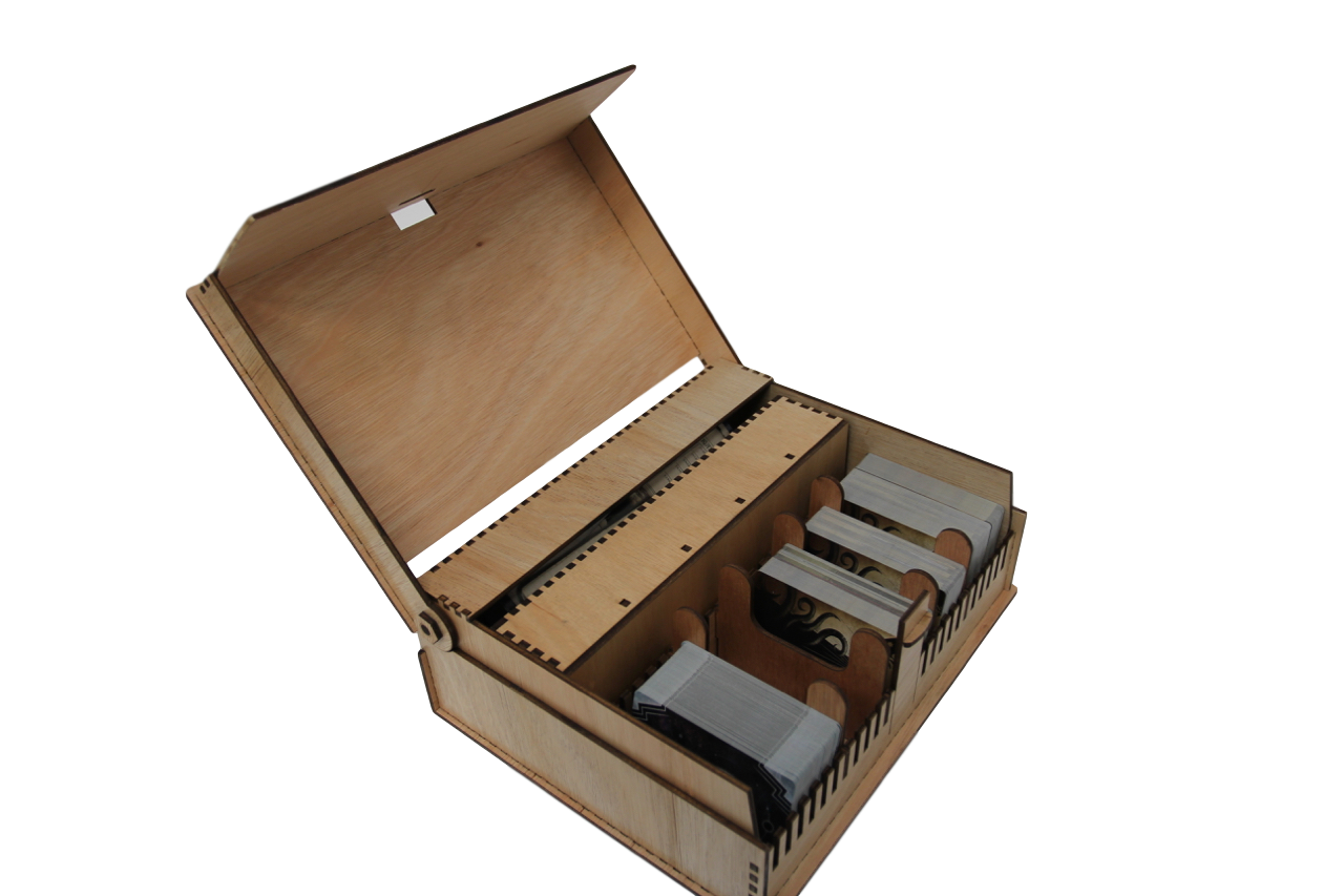 ARKHAM HORROR CARD GAME BOOK BOX WITH TOKEN BOX