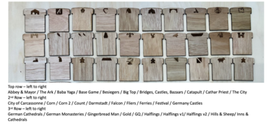 CARCASSONNE DIVIDERS
