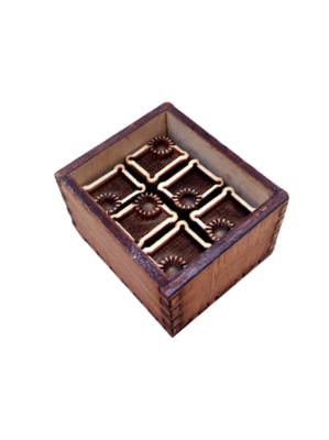 CARCASSONNE WOODEN CASTLE TOKENS