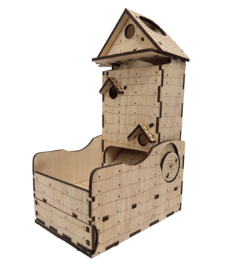 BIRD HOUSE DICE TOWER