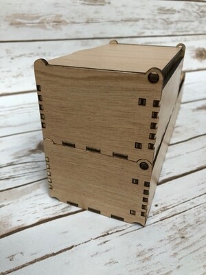 VERTICAL CARD STORES - WOOD LID - DIY OR ASSEMBLED