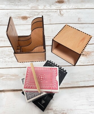 DIGITAL DXF DOWNLOAD FILE FOR THE POCKET CARD BOX