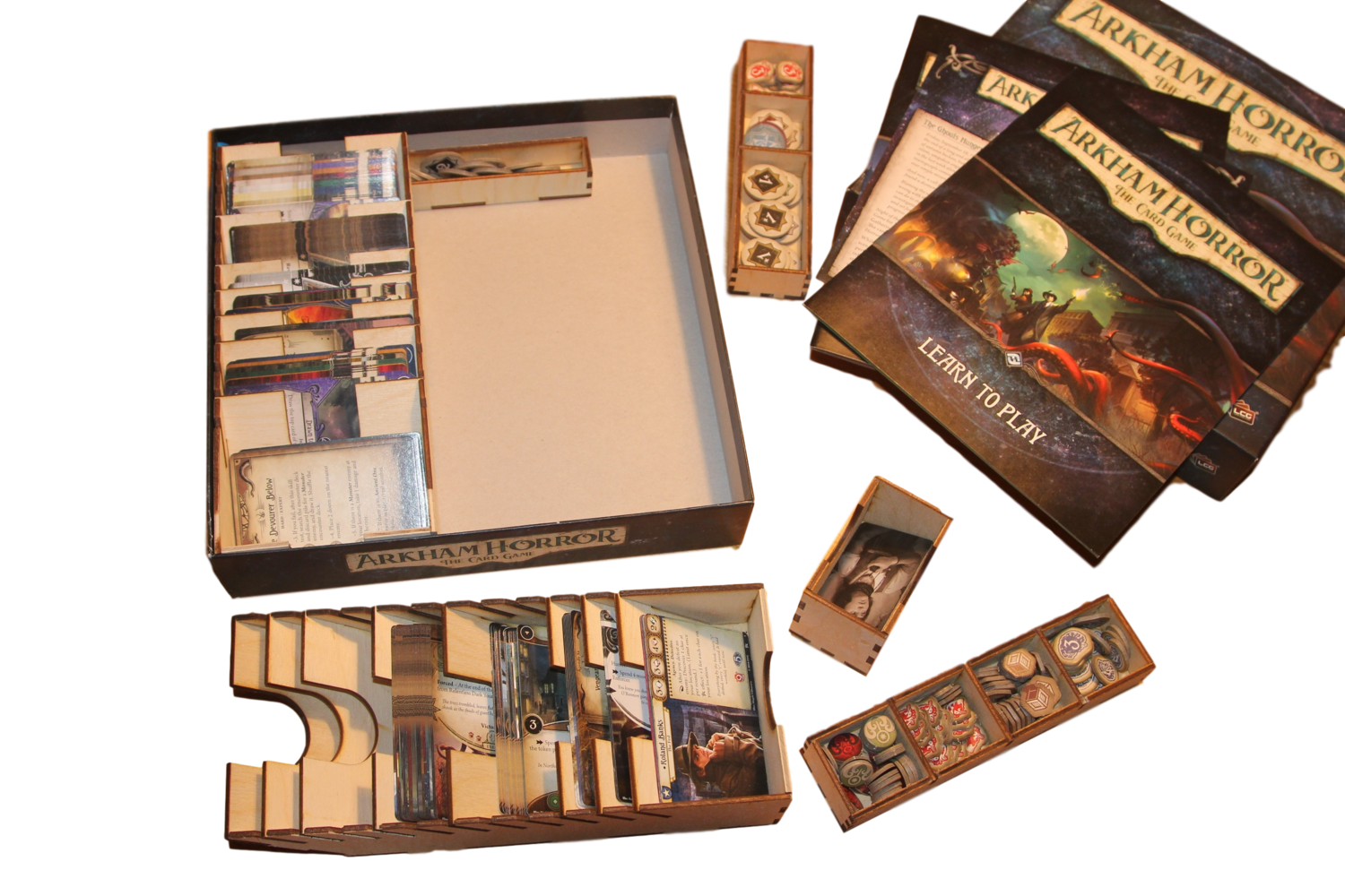 DIGITAL DXF DOWNLOAD FILE FOR ORGANISER COMPATIBLE WITH ARKHAM HORROR - THE CARD GAME