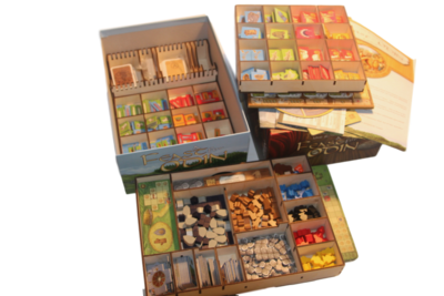 DIGITAL DXF DOWNLOAD FILE FOR ORGANISER COMPATIBLE WITH A FEAST FOR ODIN BOARD GAME