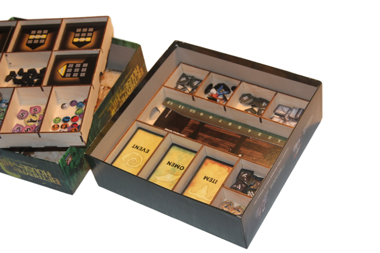 DIGITAL DXF DOWNLOAD FILE FOR ORGANISER COMPATIBLE WITH BETRAYAL AT HOUSE ON THE HILL  BOARD GAME
