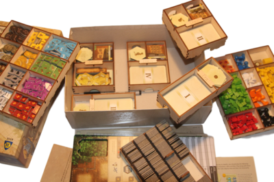 DIGITAL DXF DOWNLOAD FILE FOR ORGANISER COMPATIBLE WITH THE COLONISTS  BOARD GAME