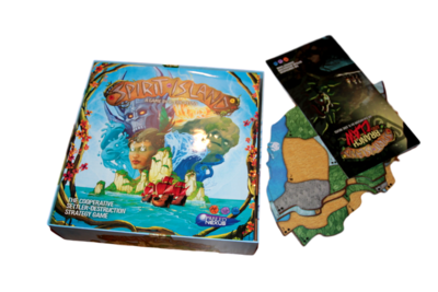 DIGITAL DXF DOWNLOAD FILE FOR ORGANISER COMPATIBLE WITH SPIRIT ISLAND PLUS BRANCH &amp; CLAW  BOARD GAME
