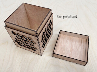 DIGITAL DXF DOWNLOAD FILE FOR THE SMALL BEE BOX