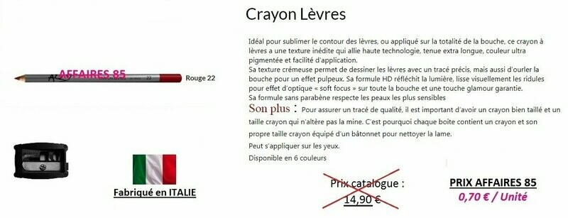 Crayon Lèvres Rouge