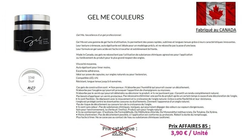 Gel couleur Star Dust