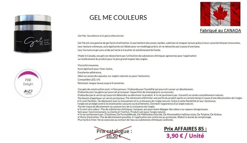 Gel couleur Pink Delight