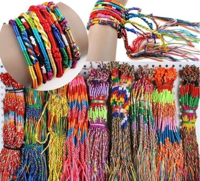 Lot de 50 bracelets Brésiliens amitié