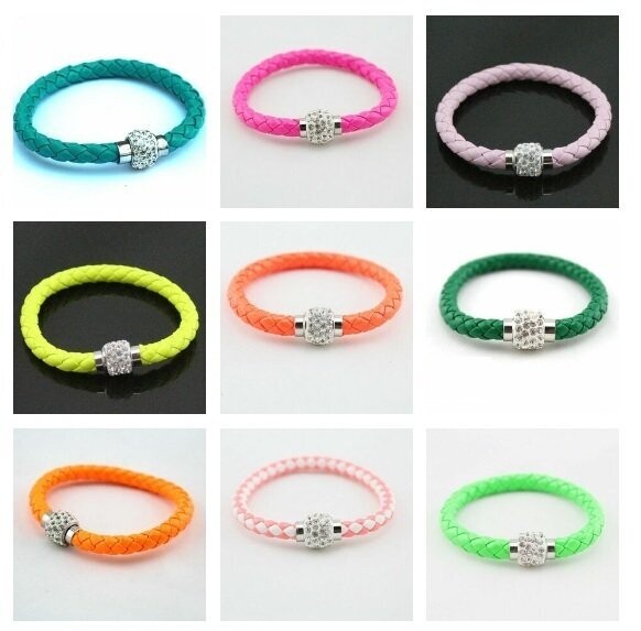 Lot de 9 bracelets Strass