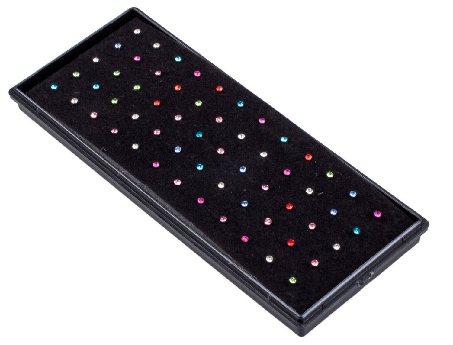 Lot de 50 piercings nez multicolore