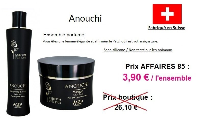 Lot Shampoing + Masque Parfumé ANOUCHI