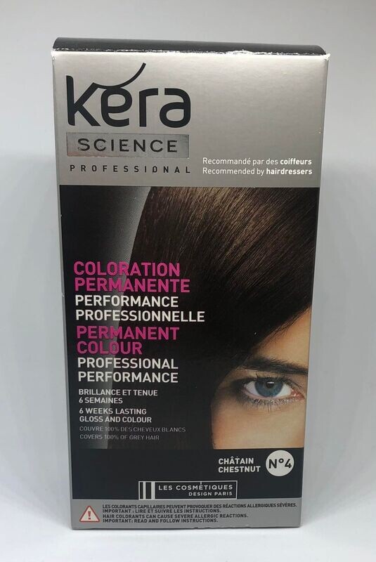 Lot de 20 Colorations performance professionnelle CHATAIN