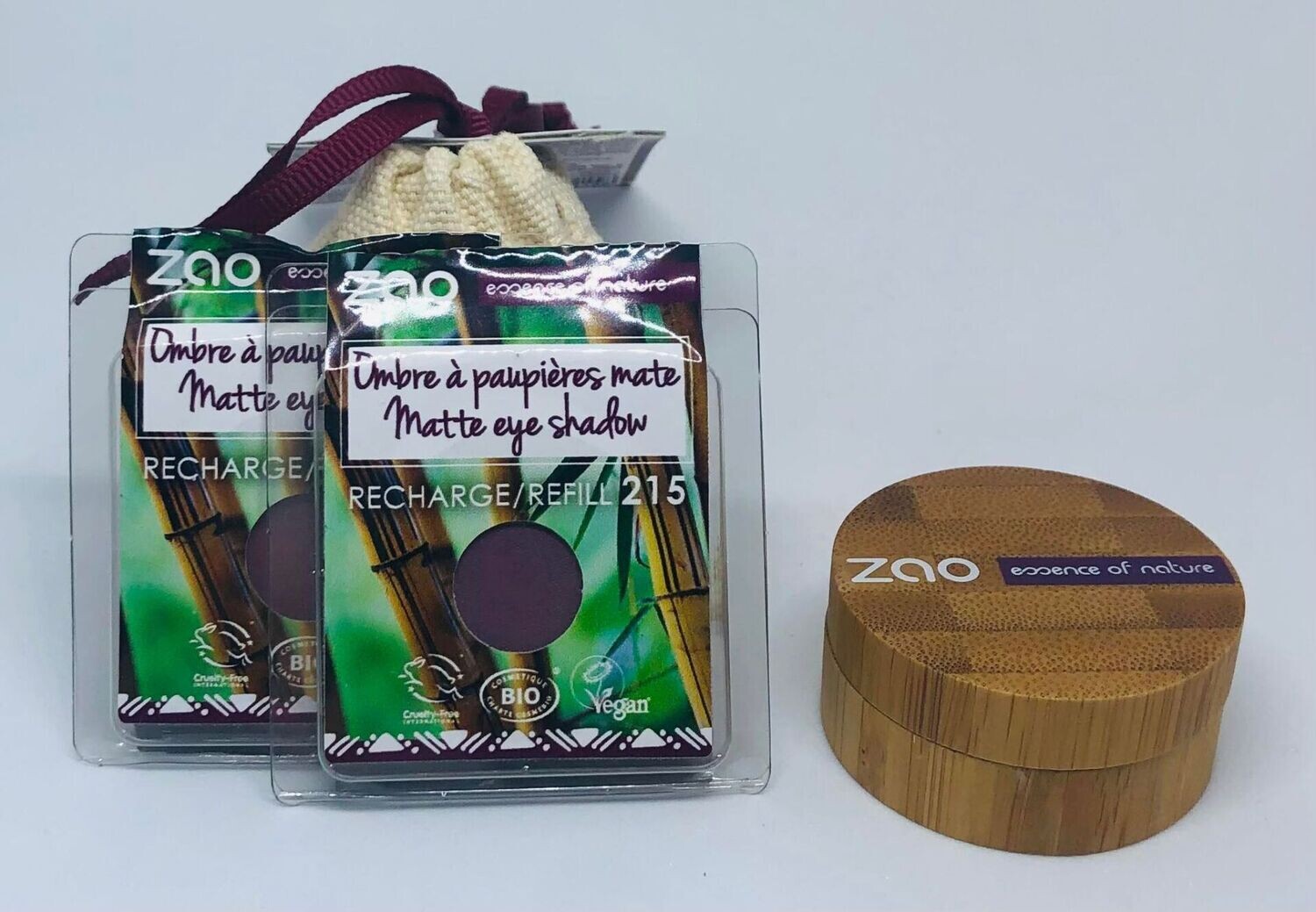 BIO Ombre à paupières + 2 recharges 215 ZAO