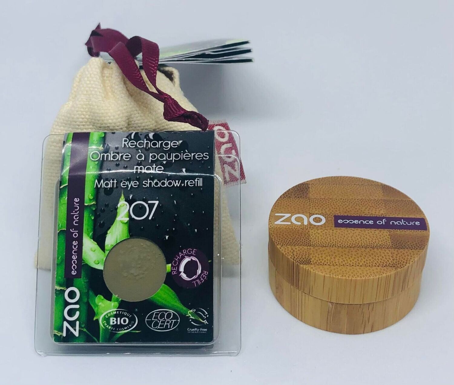 BIO Ombre à paupières + 1 recharge 207 ZAO