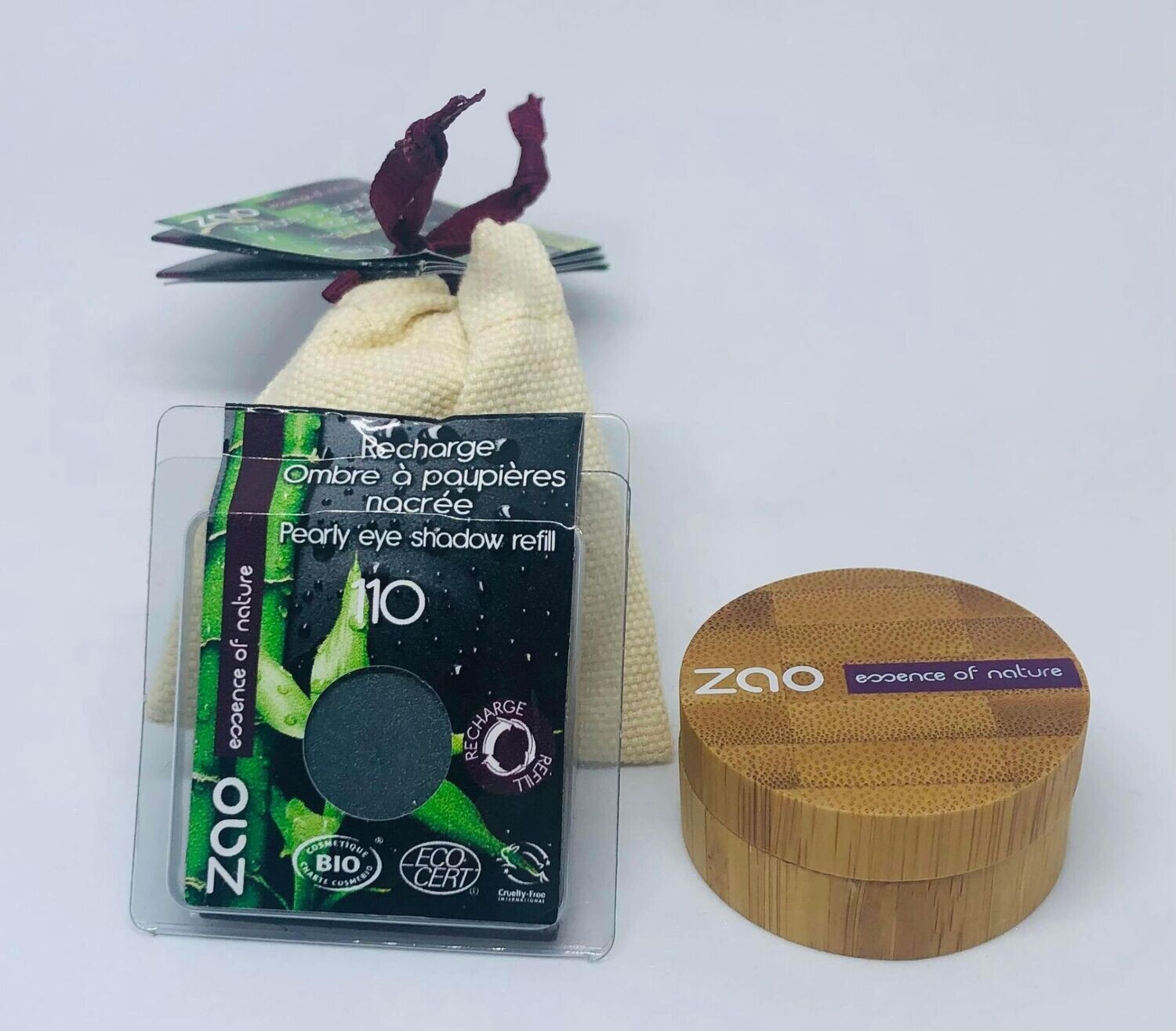 BIO Ombre à paupières + 1 recharge 110 ZAO