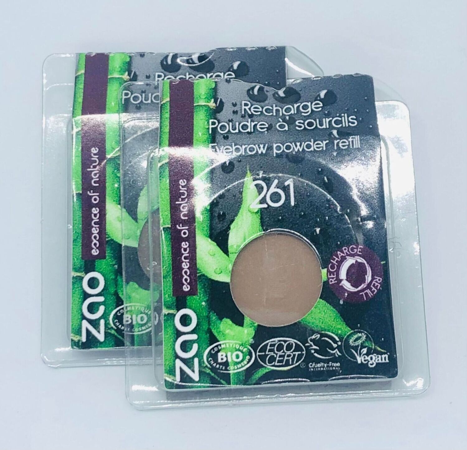 BIO Lot de 2 poudres à sourcils 261 ZAO