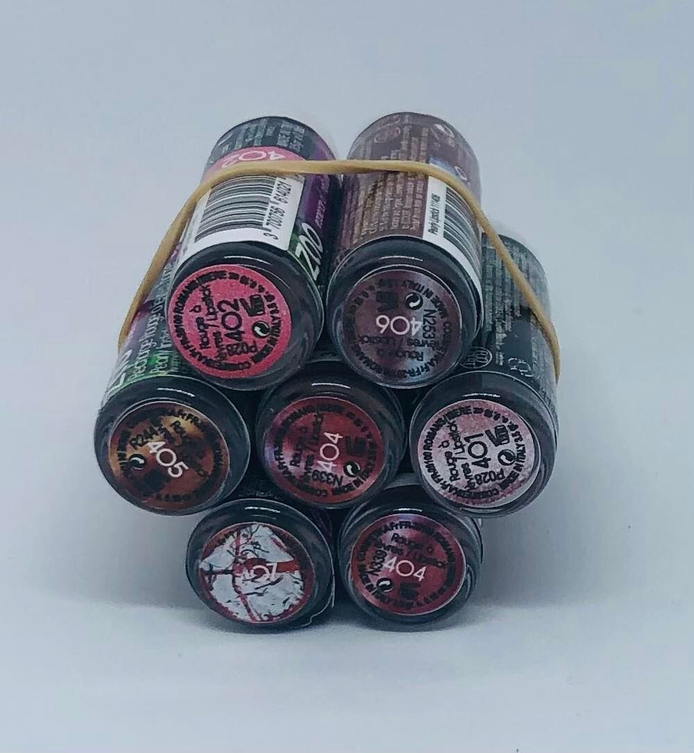 BIO 1 Lot de 7 recharges rouge à lèvres ZAO