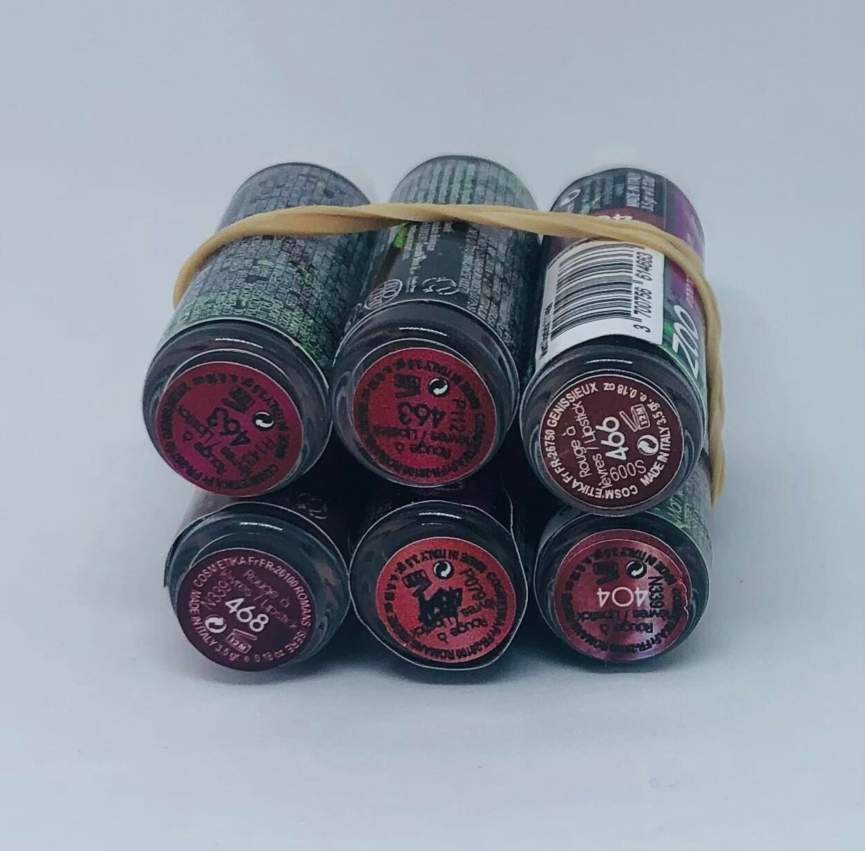 BIO 1 Lot de 6 recharges rouge à lèvres ZAO