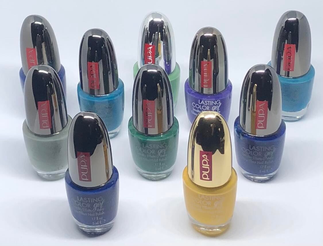 Lot de 10 vernis à ongles Lasting color Gel PU