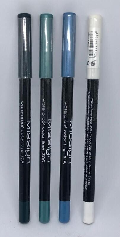 Crayon yeux waterproof lot de 4 MISSLYN
