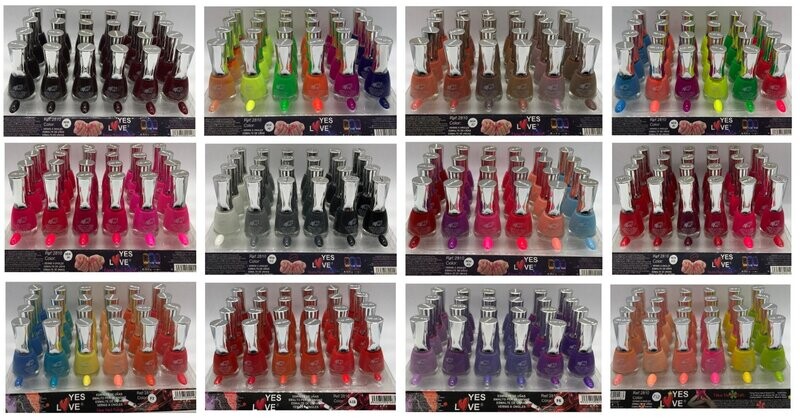 Lot de 70 vernis à ongles différents