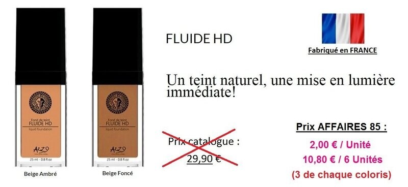 Lot de 6 fluides HD