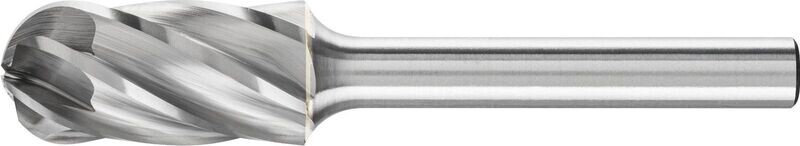 CYLINDRICAL RADIUS BURR WRC 1/4" SHANK SC-3 WRC 9.5X19X6.35 ALU