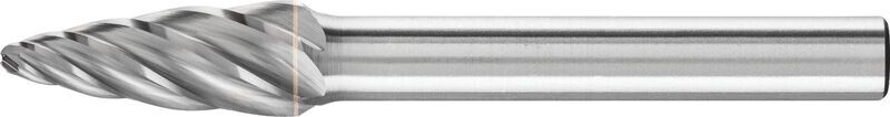 TREE RADIUS BURR RBF 1/4" SHANK SF-3 RBF 9.5X19X6.35 ALU