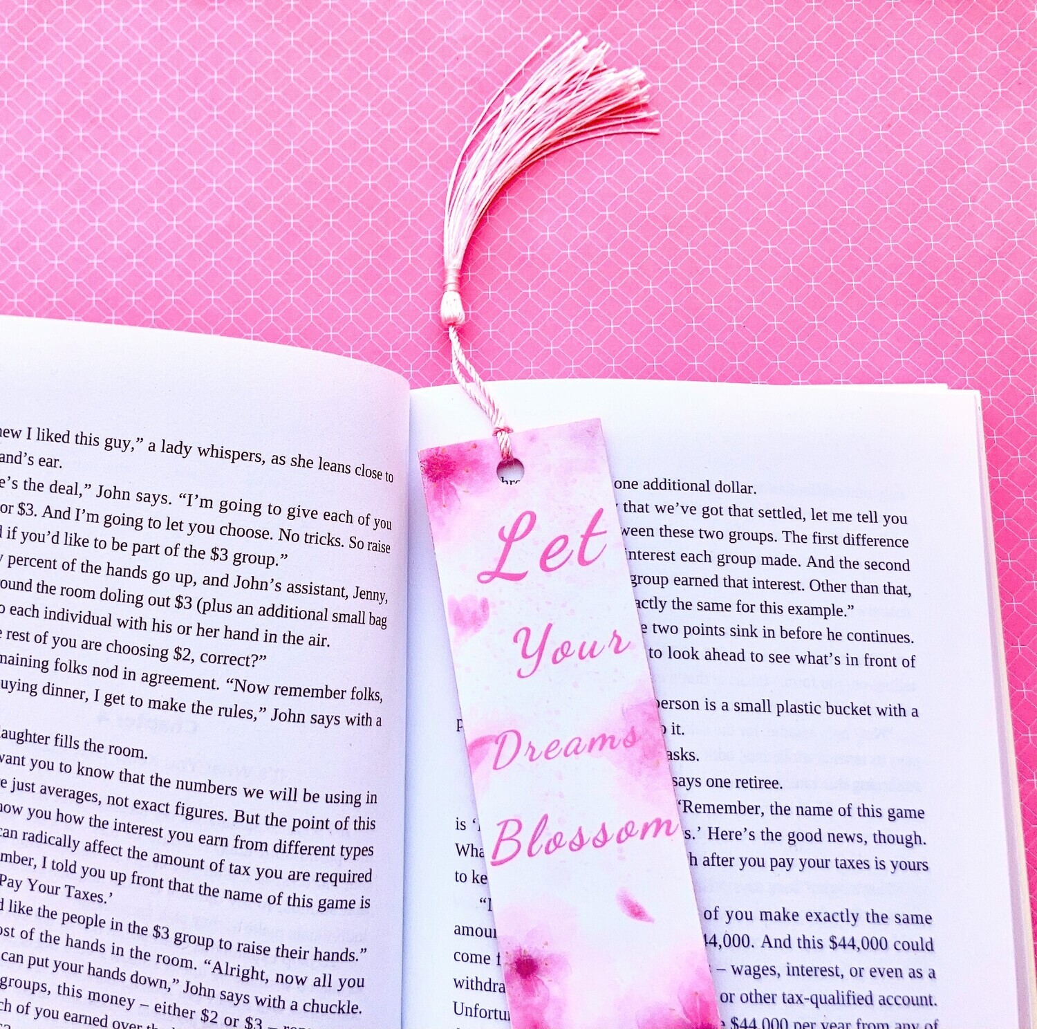 &quot;Let Your Dreams Blossom&quot; Bookmark