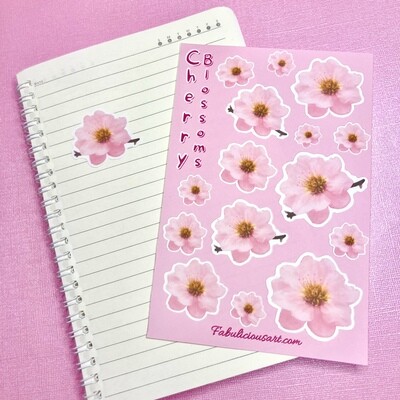 Cherry Blossom Sticker Sheet