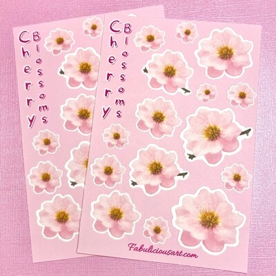 Cherry Blossom Sticker Sheet