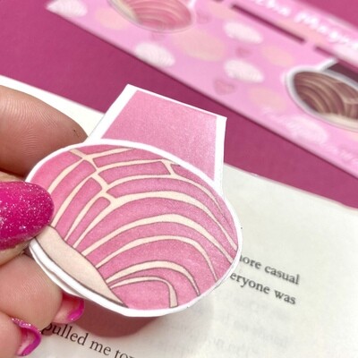 Concha (Mexican Pan Dulce) Magnetic Bookmark Set