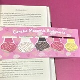 Concha (Mexican Pan Dulce) Magnetic Bookmark Set