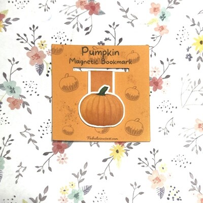 Pumpkin Magnetic Bookmark