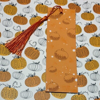 Pumpkin Pattern Bookmark