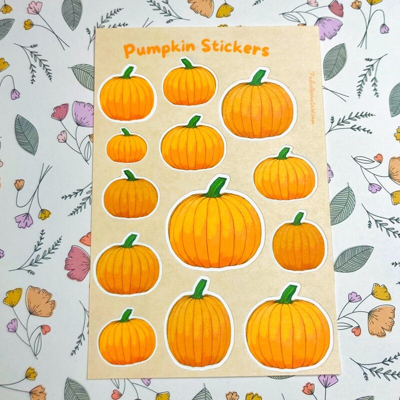 🎃 Pumpkin Sticker Sheet 🎃