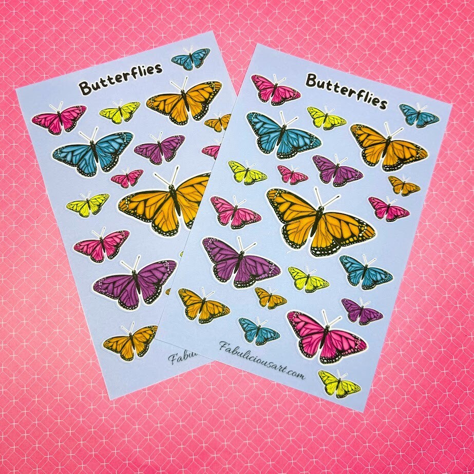 Butterfly Sticker Sheet