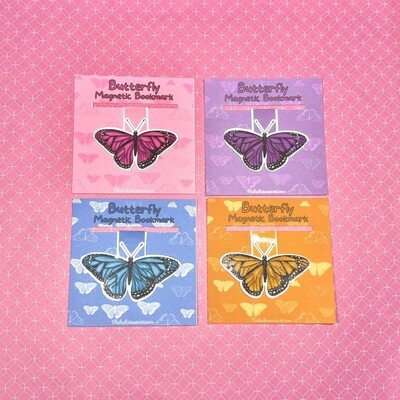 Butterfly Magnetic Bookmark (singles or set of 4)